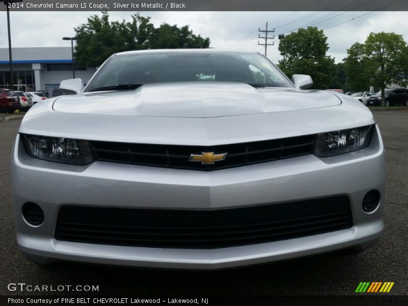 Silver Ice Metallic / Black 2014 Chevrolet Camaro LS Coupe