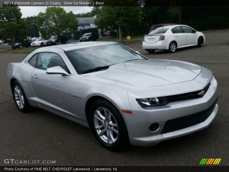 Silver Ice Metallic / Black 2014 Chevrolet Camaro LS Coupe