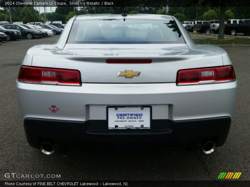 Silver Ice Metallic / Black 2014 Chevrolet Camaro LS Coupe