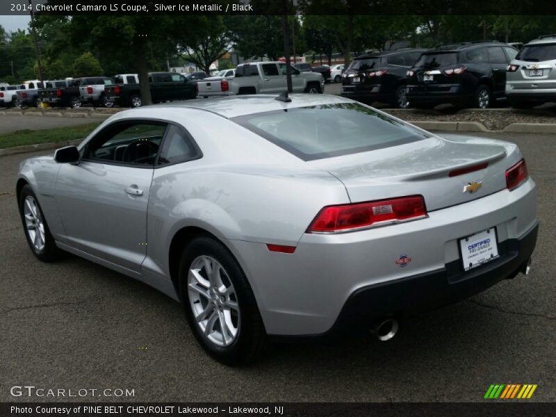 Silver Ice Metallic / Black 2014 Chevrolet Camaro LS Coupe
