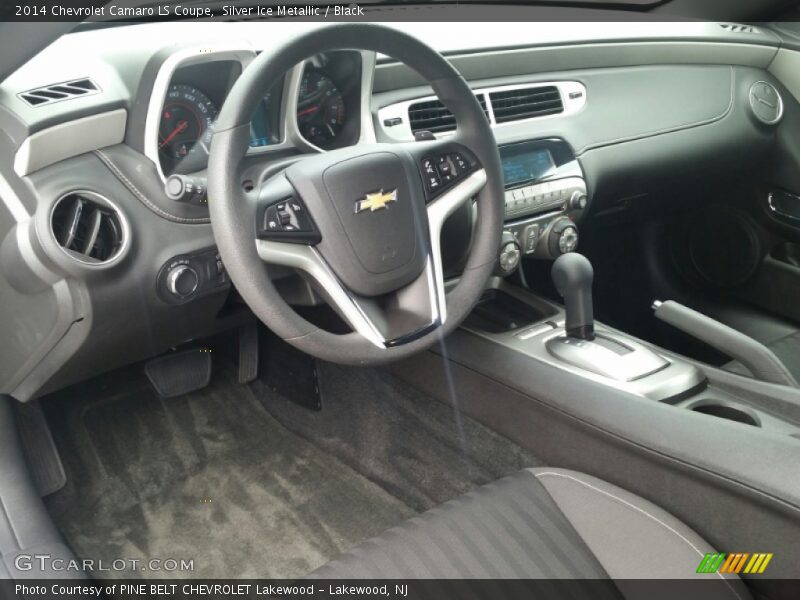 Silver Ice Metallic / Black 2014 Chevrolet Camaro LS Coupe