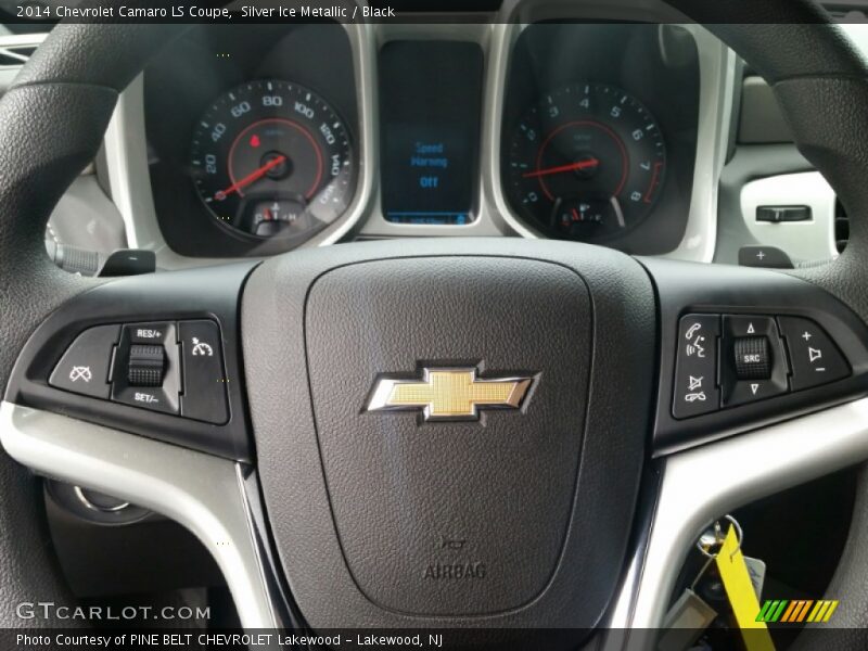 Silver Ice Metallic / Black 2014 Chevrolet Camaro LS Coupe