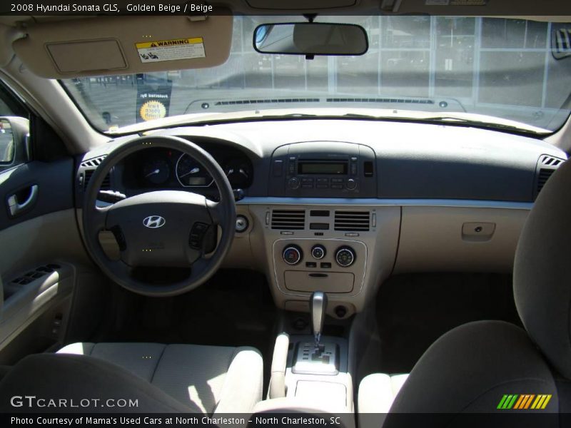 Golden Beige / Beige 2008 Hyundai Sonata GLS