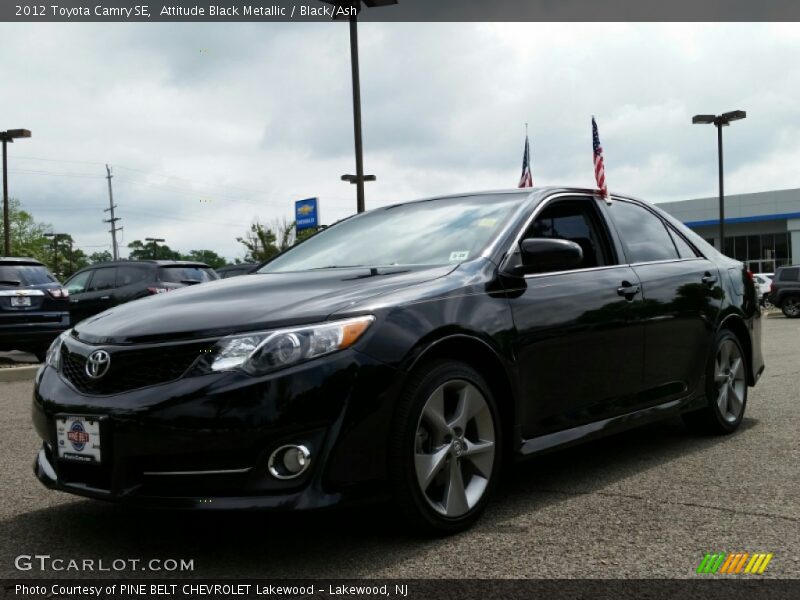 Attitude Black Metallic / Black/Ash 2012 Toyota Camry SE