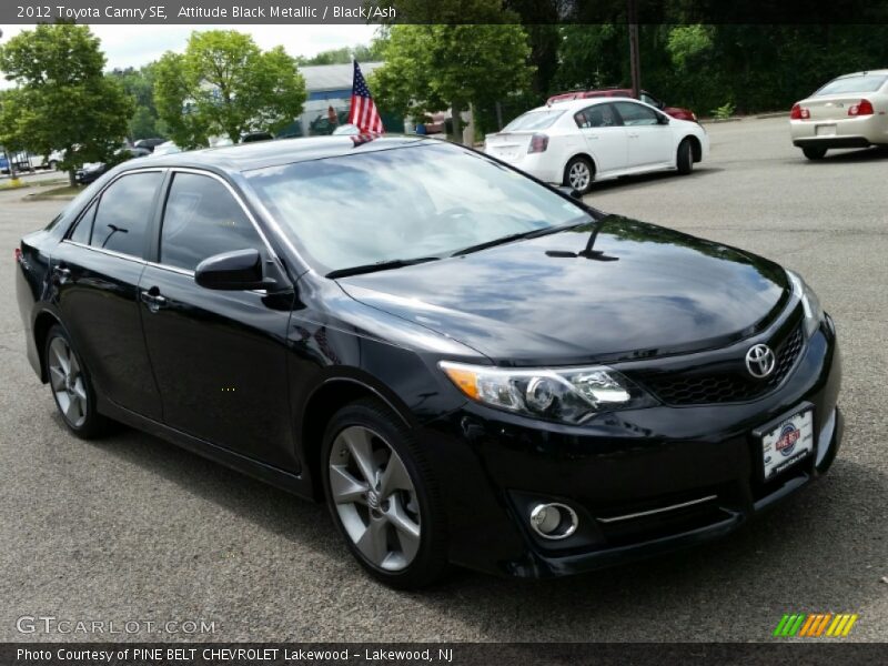 Attitude Black Metallic / Black/Ash 2012 Toyota Camry SE