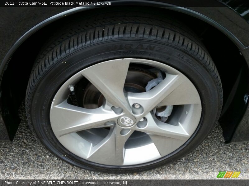 Attitude Black Metallic / Black/Ash 2012 Toyota Camry SE