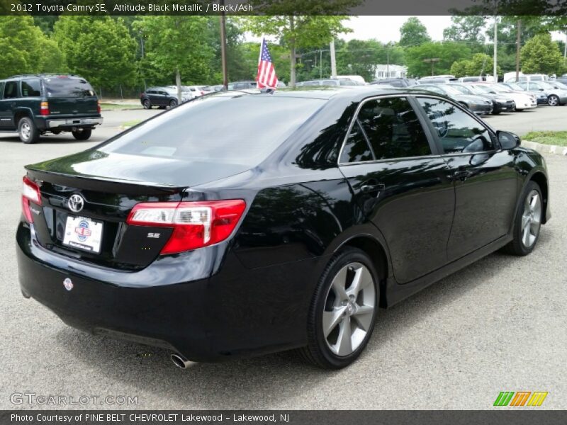 Attitude Black Metallic / Black/Ash 2012 Toyota Camry SE