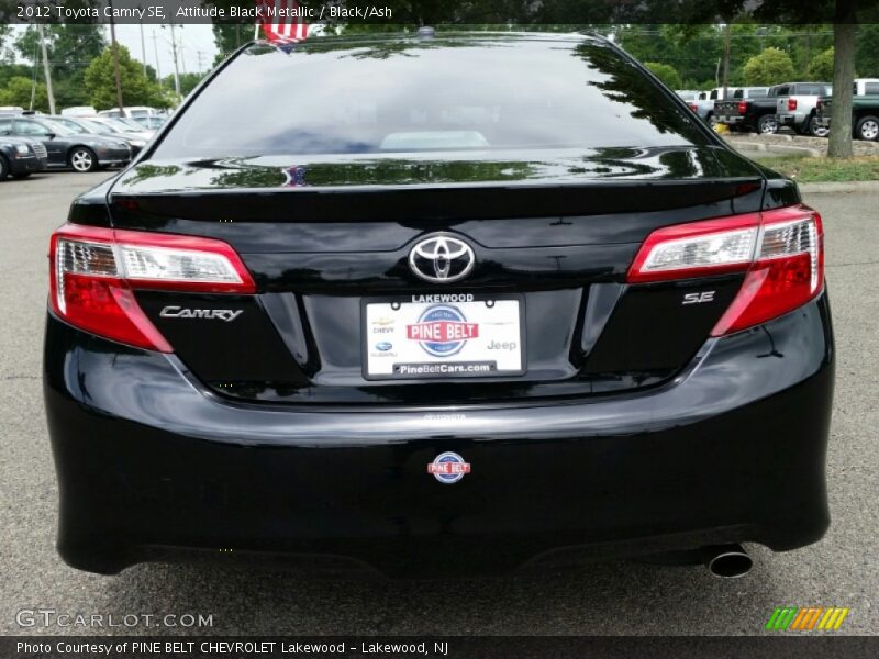 Attitude Black Metallic / Black/Ash 2012 Toyota Camry SE