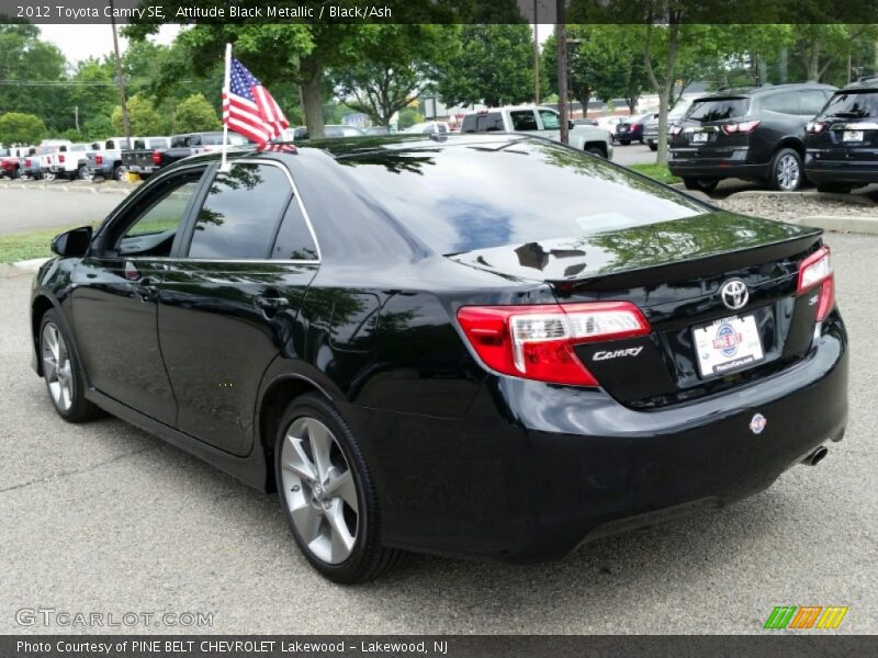 Attitude Black Metallic / Black/Ash 2012 Toyota Camry SE