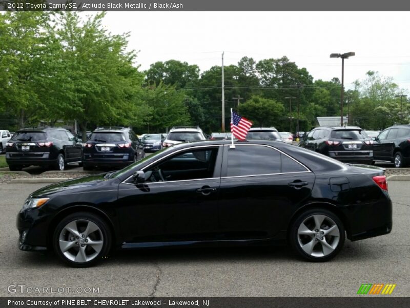 Attitude Black Metallic / Black/Ash 2012 Toyota Camry SE