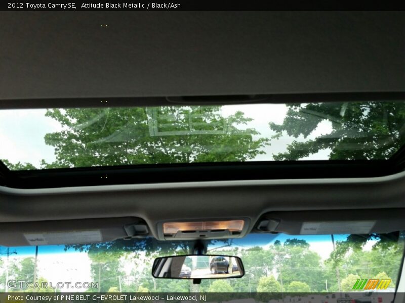 Attitude Black Metallic / Black/Ash 2012 Toyota Camry SE