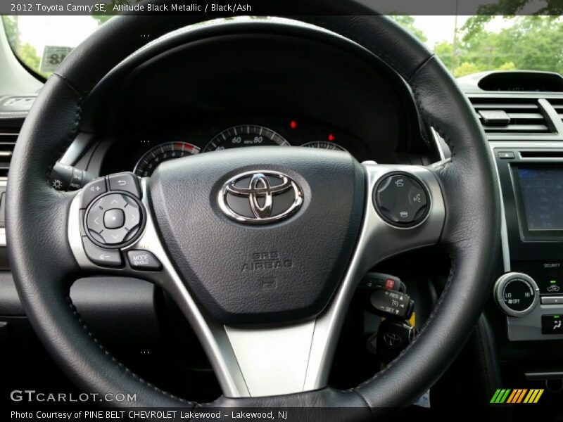 Attitude Black Metallic / Black/Ash 2012 Toyota Camry SE