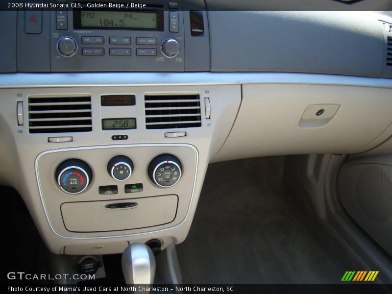 Golden Beige / Beige 2008 Hyundai Sonata GLS
