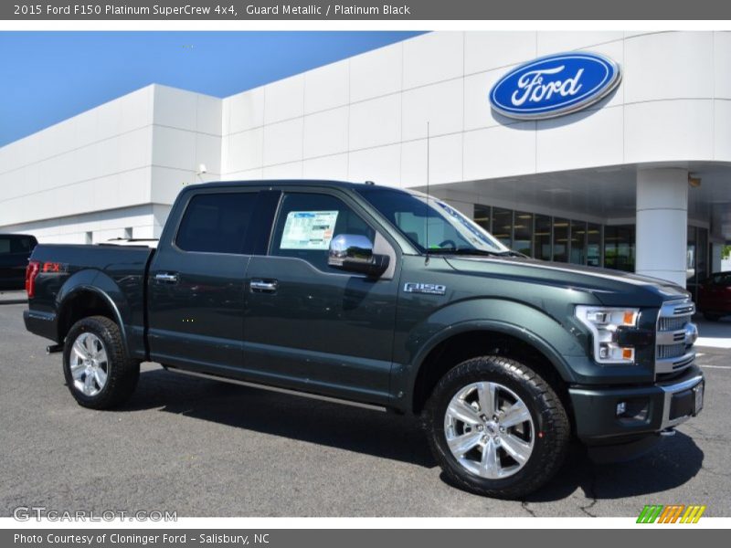 Front 3/4 View of 2015 F150 Platinum SuperCrew 4x4