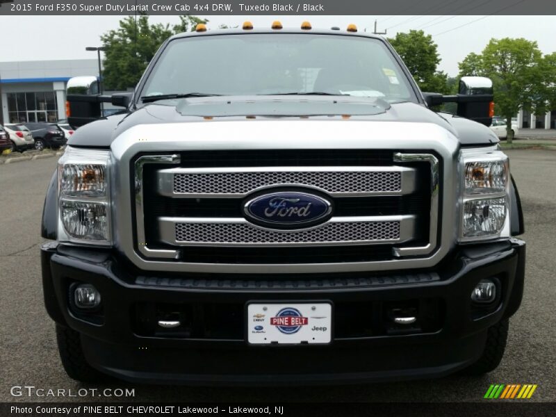 Tuxedo Black / Black 2015 Ford F350 Super Duty Lariat Crew Cab 4x4 DRW