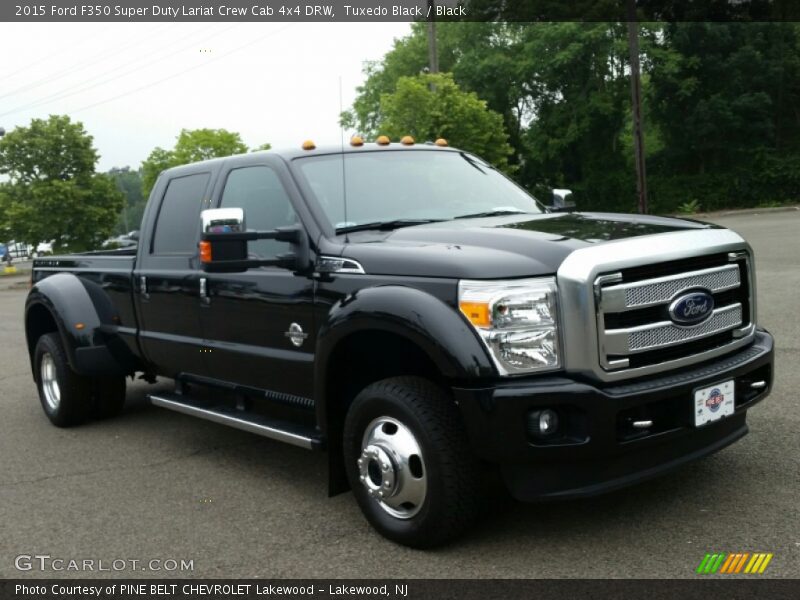 Tuxedo Black / Black 2015 Ford F350 Super Duty Lariat Crew Cab 4x4 DRW