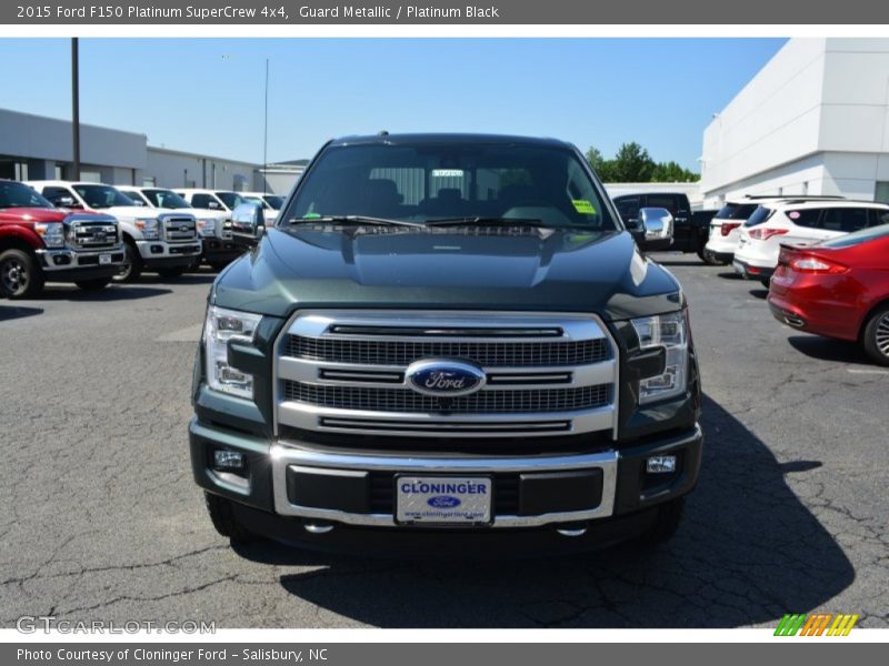 Guard Metallic / Platinum Black 2015 Ford F150 Platinum SuperCrew 4x4