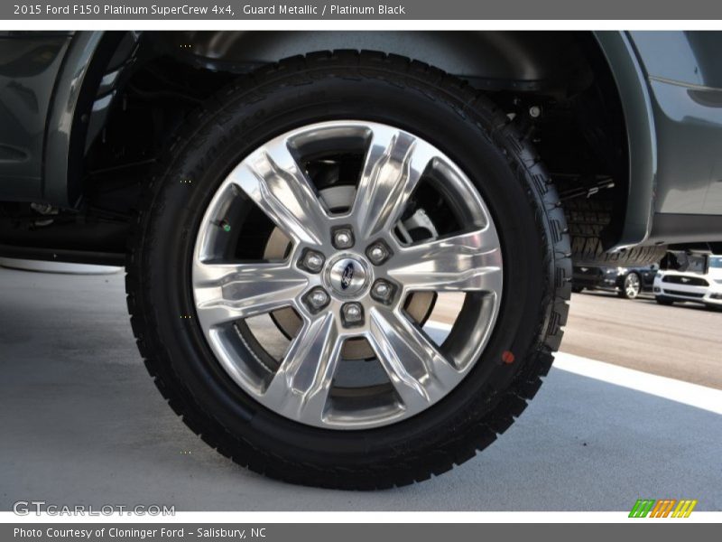 Guard Metallic / Platinum Black 2015 Ford F150 Platinum SuperCrew 4x4