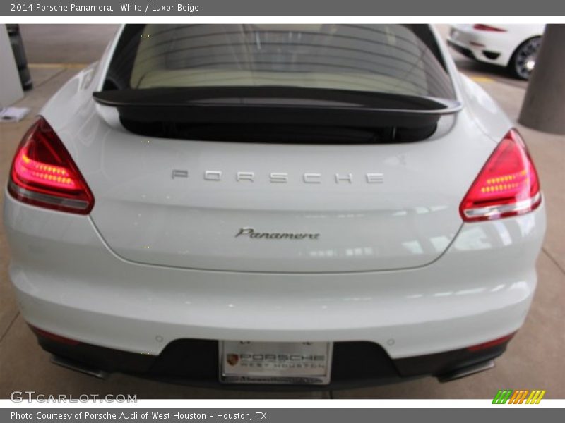 White / Luxor Beige 2014 Porsche Panamera