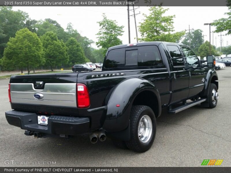 Tuxedo Black / Black 2015 Ford F350 Super Duty Lariat Crew Cab 4x4 DRW