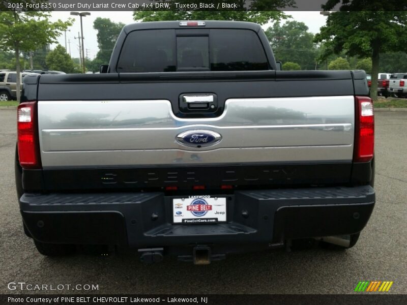 Tuxedo Black / Black 2015 Ford F350 Super Duty Lariat Crew Cab 4x4 DRW