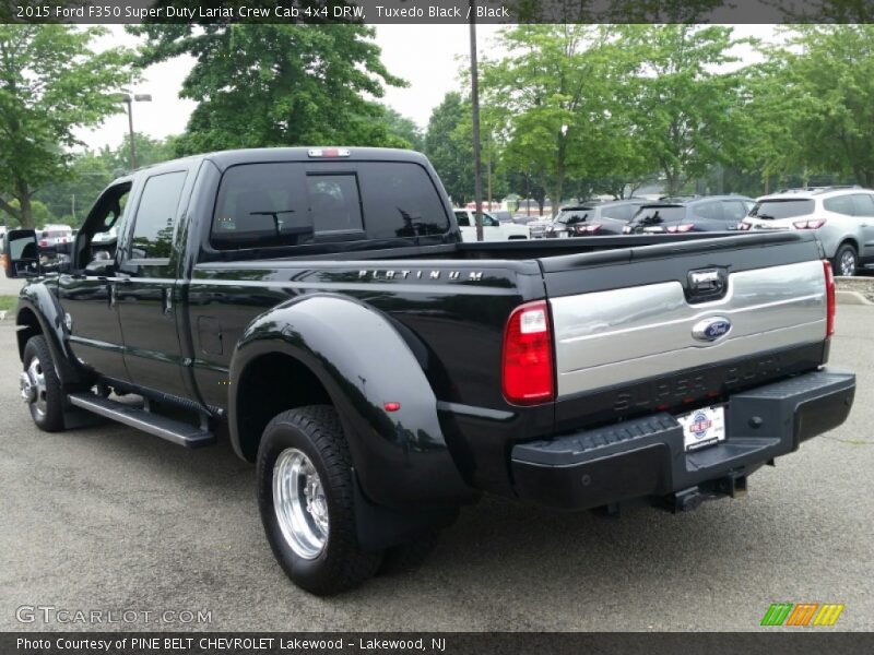 Tuxedo Black / Black 2015 Ford F350 Super Duty Lariat Crew Cab 4x4 DRW