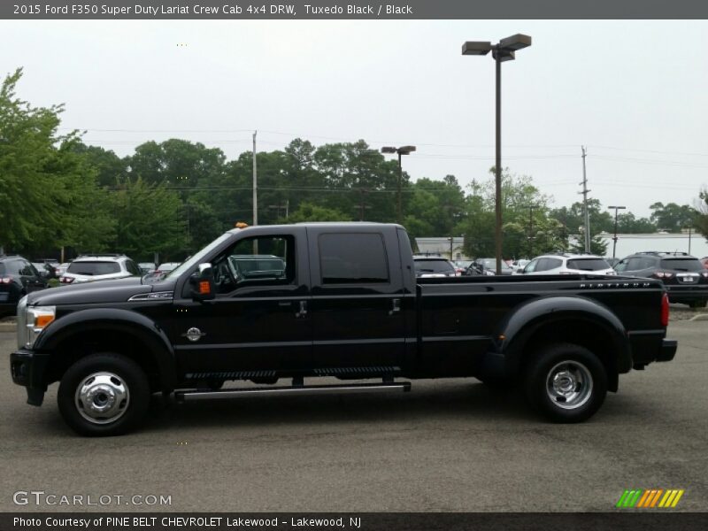 Tuxedo Black / Black 2015 Ford F350 Super Duty Lariat Crew Cab 4x4 DRW