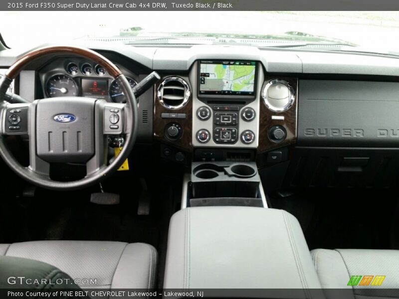 Tuxedo Black / Black 2015 Ford F350 Super Duty Lariat Crew Cab 4x4 DRW