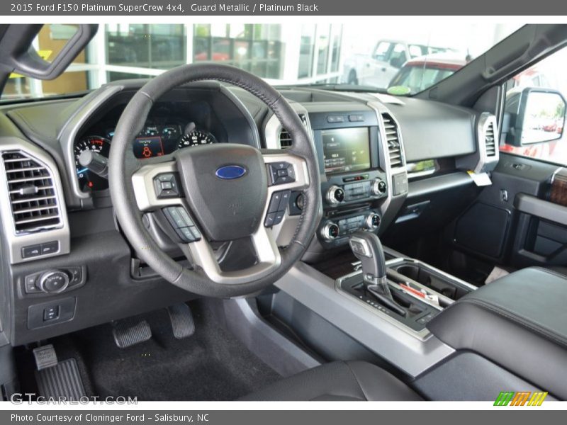 Guard Metallic / Platinum Black 2015 Ford F150 Platinum SuperCrew 4x4