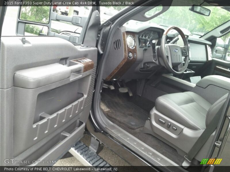 Tuxedo Black / Black 2015 Ford F350 Super Duty Lariat Crew Cab 4x4 DRW