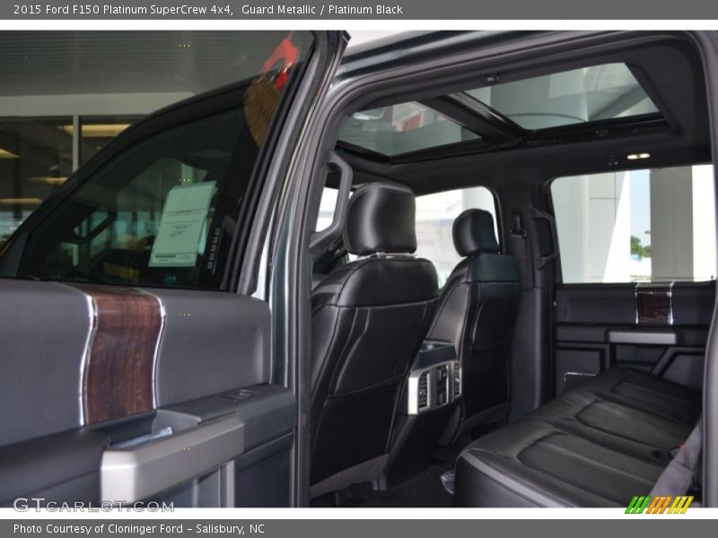 Guard Metallic / Platinum Black 2015 Ford F150 Platinum SuperCrew 4x4