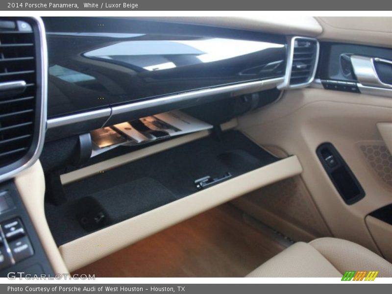 White / Luxor Beige 2014 Porsche Panamera