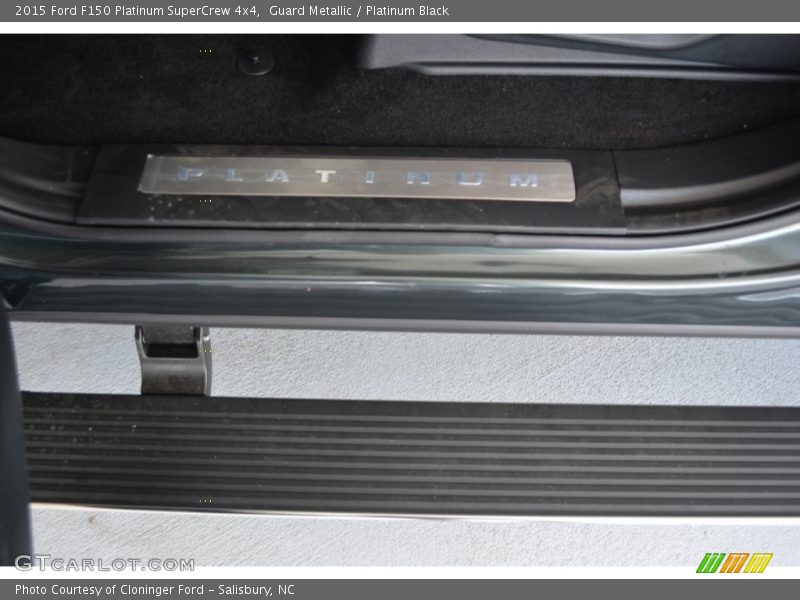 Guard Metallic / Platinum Black 2015 Ford F150 Platinum SuperCrew 4x4