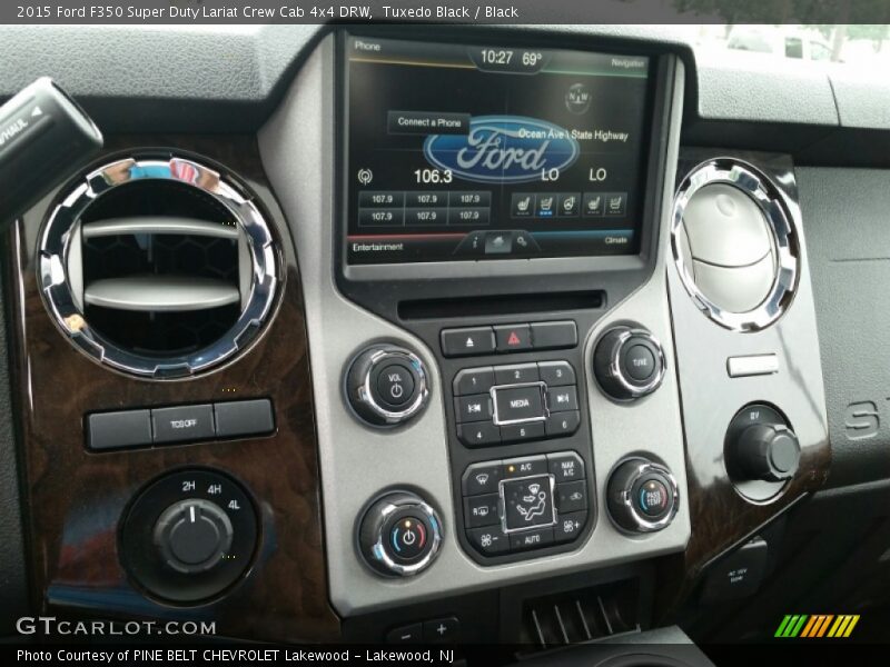Tuxedo Black / Black 2015 Ford F350 Super Duty Lariat Crew Cab 4x4 DRW
