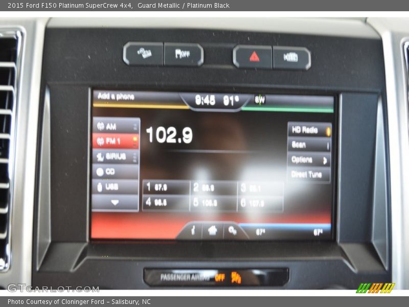 Guard Metallic / Platinum Black 2015 Ford F150 Platinum SuperCrew 4x4