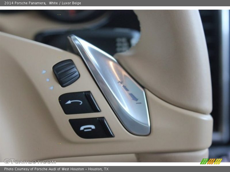 White / Luxor Beige 2014 Porsche Panamera