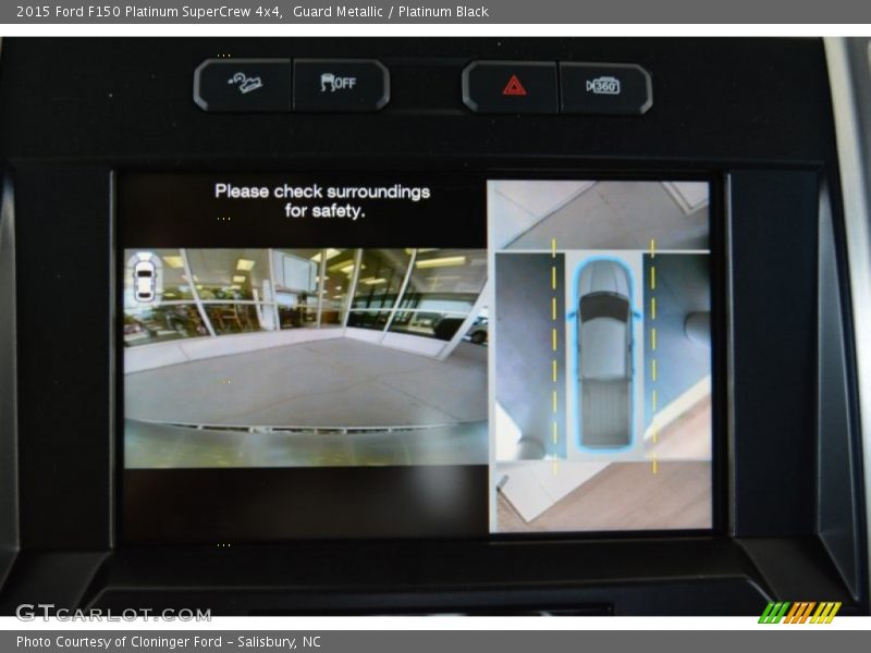 Guard Metallic / Platinum Black 2015 Ford F150 Platinum SuperCrew 4x4