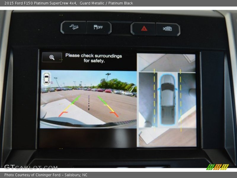 Guard Metallic / Platinum Black 2015 Ford F150 Platinum SuperCrew 4x4
