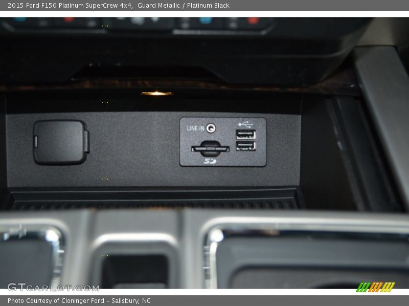 Guard Metallic / Platinum Black 2015 Ford F150 Platinum SuperCrew 4x4