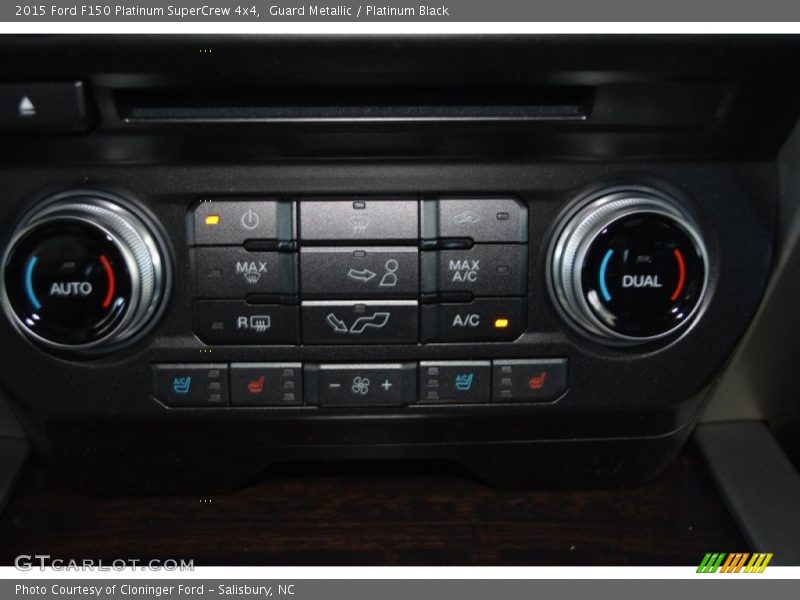 Guard Metallic / Platinum Black 2015 Ford F150 Platinum SuperCrew 4x4