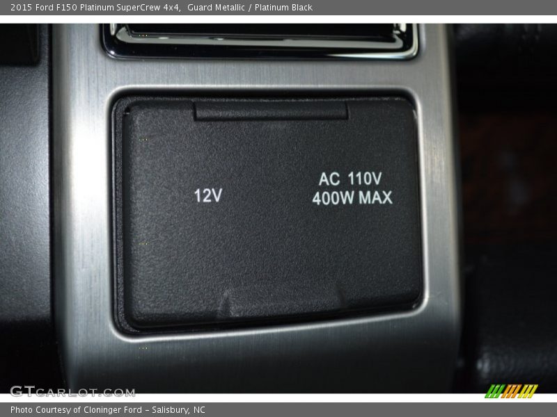 Guard Metallic / Platinum Black 2015 Ford F150 Platinum SuperCrew 4x4