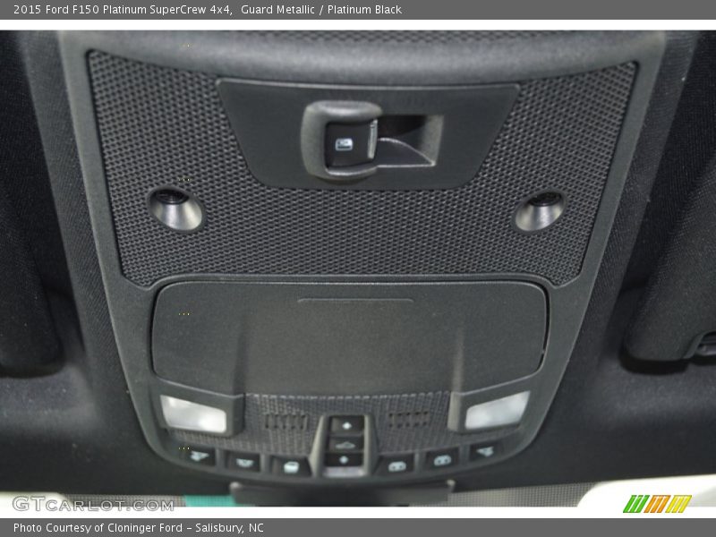 Guard Metallic / Platinum Black 2015 Ford F150 Platinum SuperCrew 4x4
