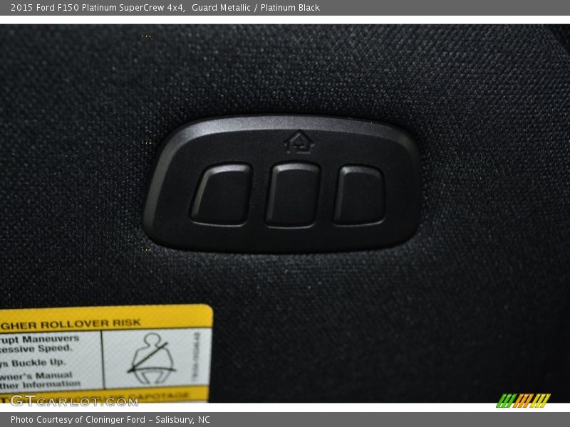 Guard Metallic / Platinum Black 2015 Ford F150 Platinum SuperCrew 4x4