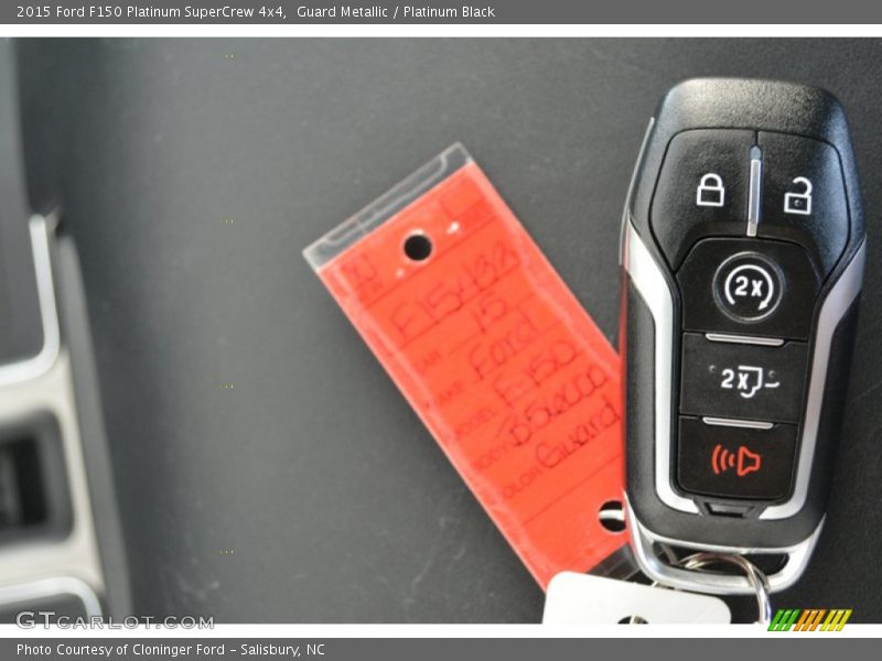 Guard Metallic / Platinum Black 2015 Ford F150 Platinum SuperCrew 4x4