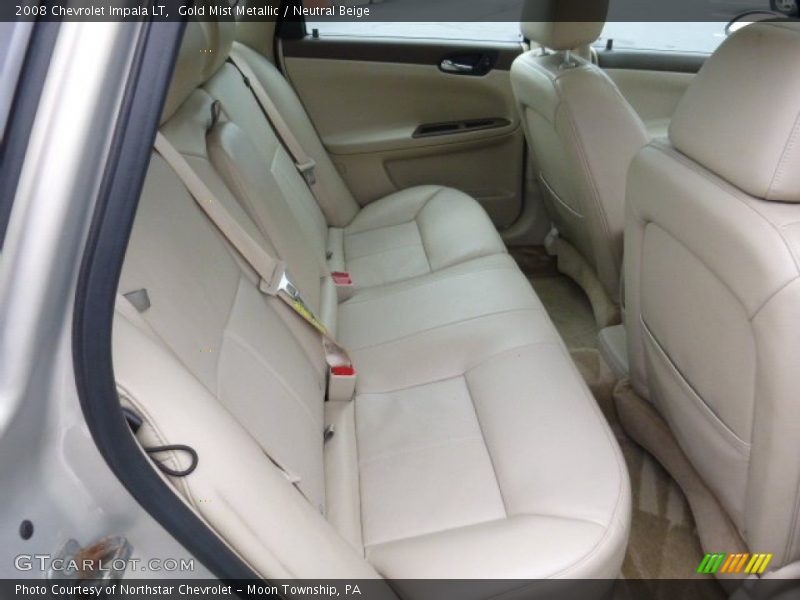 Gold Mist Metallic / Neutral Beige 2008 Chevrolet Impala LT