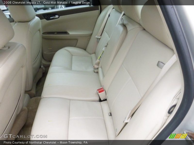 Gold Mist Metallic / Neutral Beige 2008 Chevrolet Impala LT