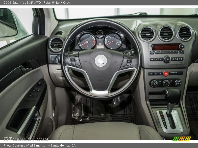 Polar White / Gray 2008 Saturn VUE XR AWD