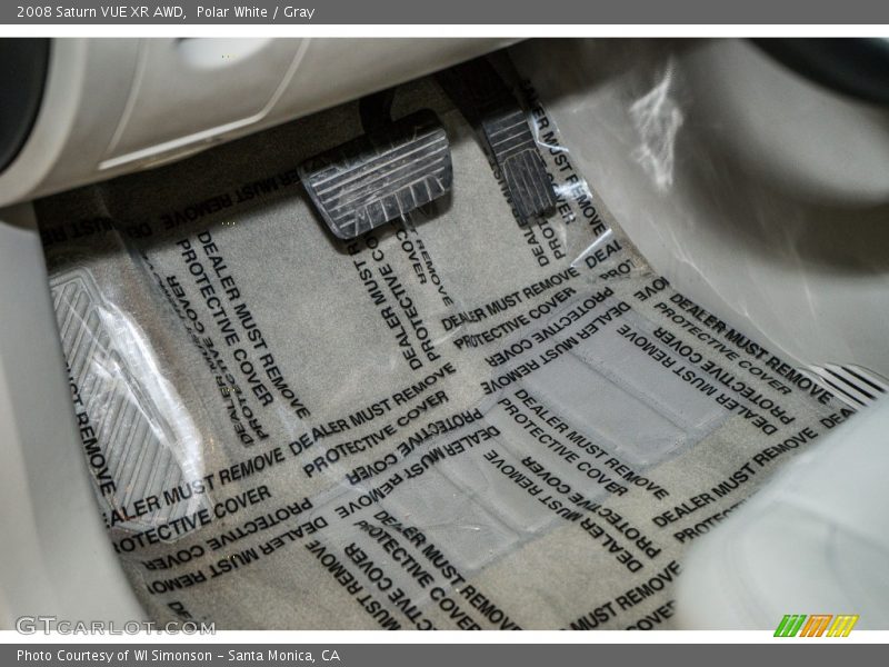 Polar White / Gray 2008 Saturn VUE XR AWD