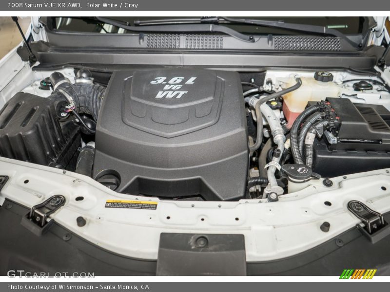 Polar White / Gray 2008 Saturn VUE XR AWD
