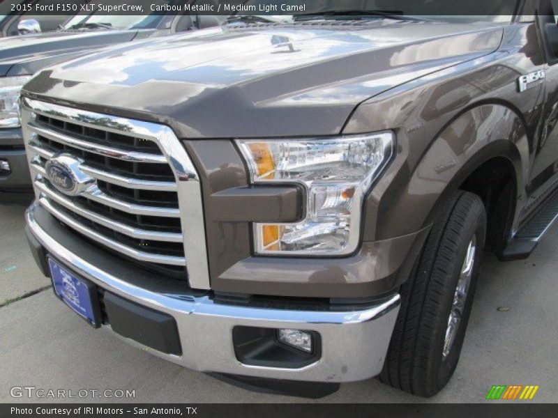 Caribou Metallic / Medium Light Camel 2015 Ford F150 XLT SuperCrew